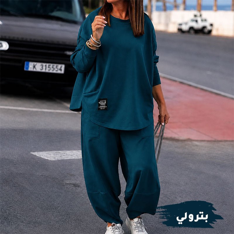 Mocha Set سوت - طقم نسائي فاخر هادئ وراقٍ - chiffon