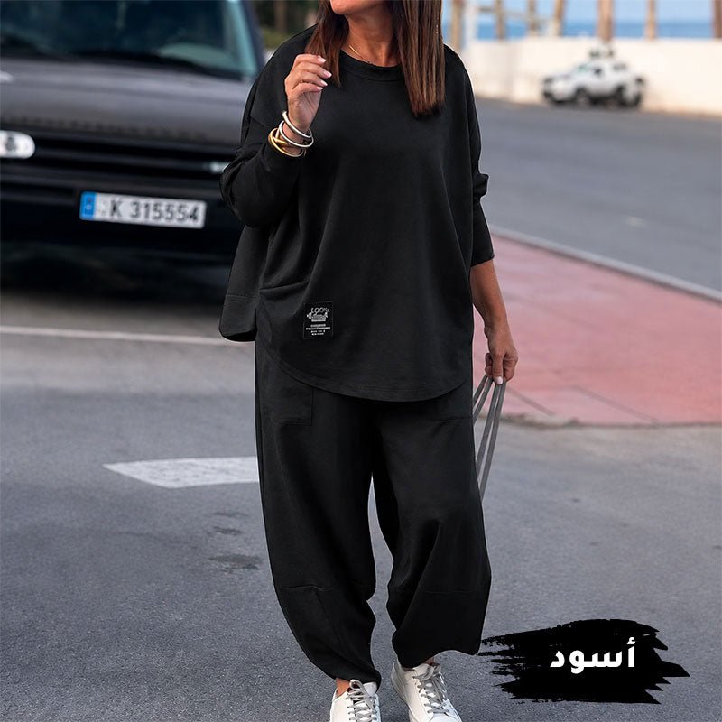 Mocha Set سوت - طقم نسائي فاخر هادئ وراقٍ - chiffon
